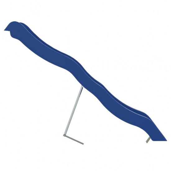 Žaidimų aikštelės čiuožykla, mėlyna, 210x40cm, polipropilenas