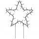 Kalėdinės dekoracijos žvaigždės su smaigais, 3vnt., 50LED, 29cm