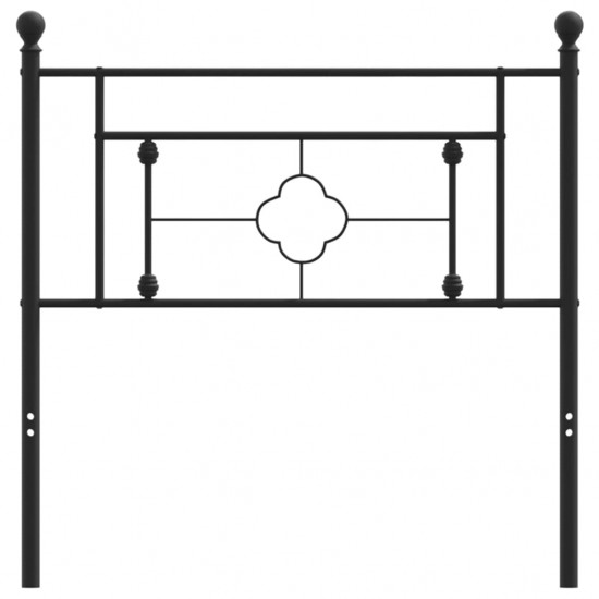 Metalinis galvūgalis, juodos spalvos, 90cm