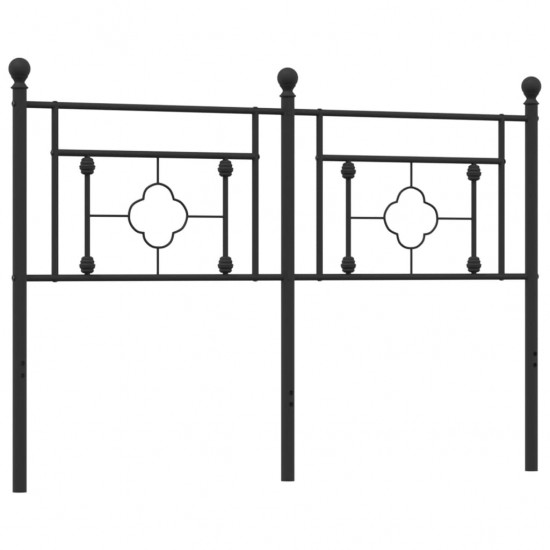 Metalinis galvūgalis, juodos spalvos, 135cm