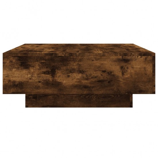 Kavos staliukas, dūminio ąžuolo, 80x80x31cm, apdirbta mediena