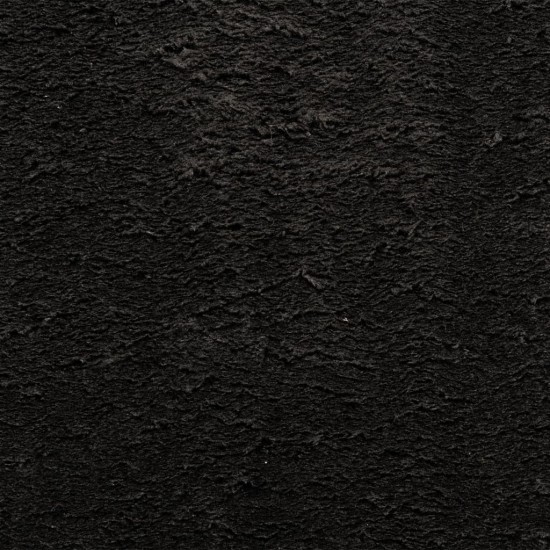 Kilimas HUARTE, juodas, 240x240cm, trumpi šereliai