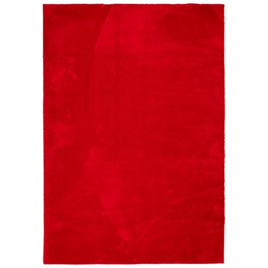 Kilimas HUARTE, raudonos spalvos, 160x230cm, trumpi šereliai