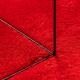 Kilimas HUARTE, raudonos spalvos, 200x280cm, trumpi šereliai