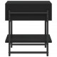 Kavos staliukas, juodos spalvos, 40x40x45cm, apdirbta mediena