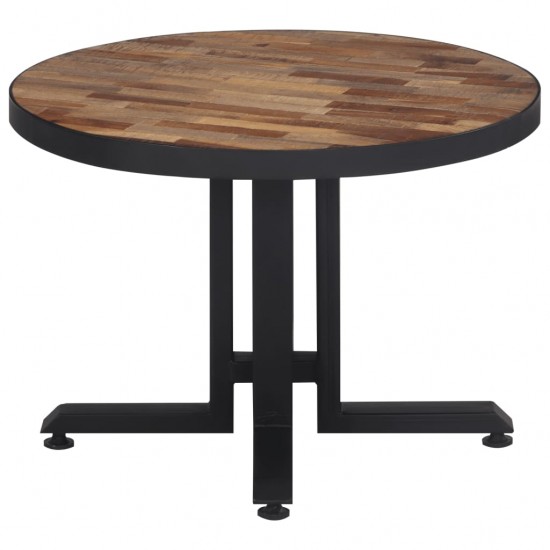 Kavos staliukas, 55x40cm, perdirbtos tikmedžio medienos masyvas