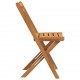 Sulankstomos bistro kėdės, 6vnt., akacijos medienos masyvas