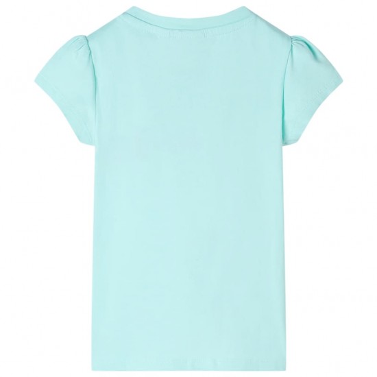 Vaikiški marškinėliai, šviesiai mėlynos spalvos, 104 dydžio