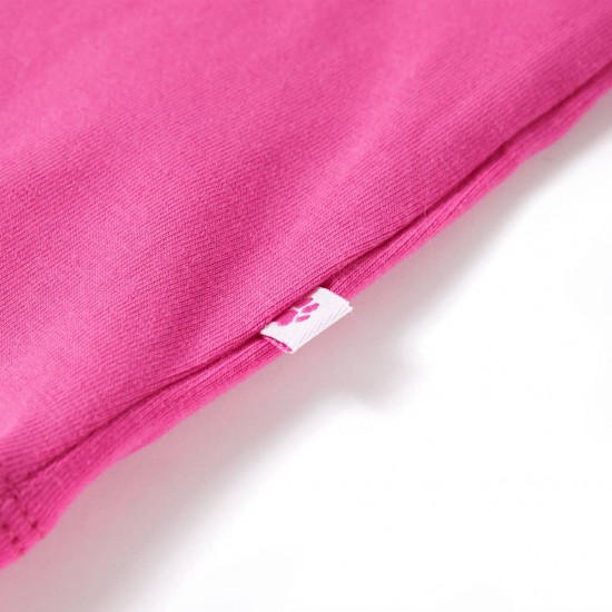 Vaikiški marškinėliai, tamsiai rožinės spalvos, 116 dydžio