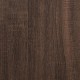 Knygų spinta su durelėmis, ruda ąžuolo, 136x37x142cm, mediena