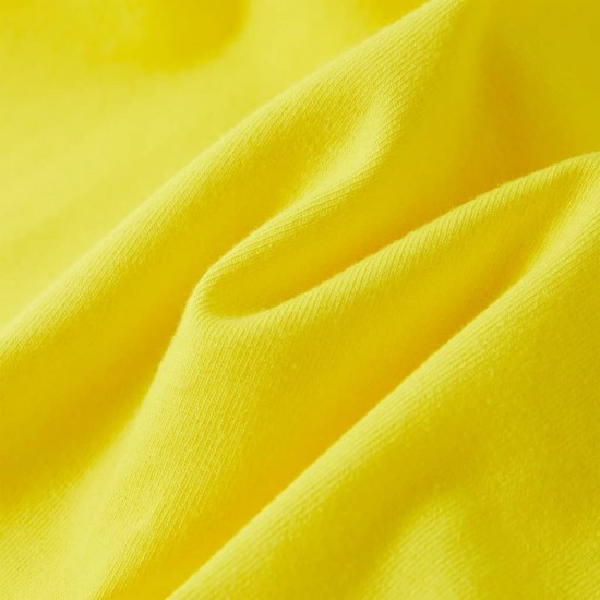 Vaikiški marškinėliai trumpomis rankovėmis, ryškiai geltoni, 92 dydžio