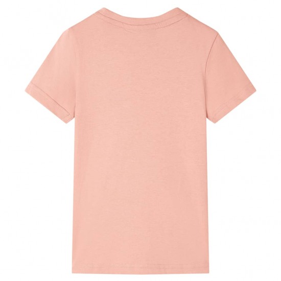 Vaikiški marškinėliai, šviesiai oranžinės spalvos, 92 dydžio