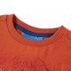 Vaikiški marškinėliai ilgomis rankovėmis, šviesūs rūdžių, 128 dydžio