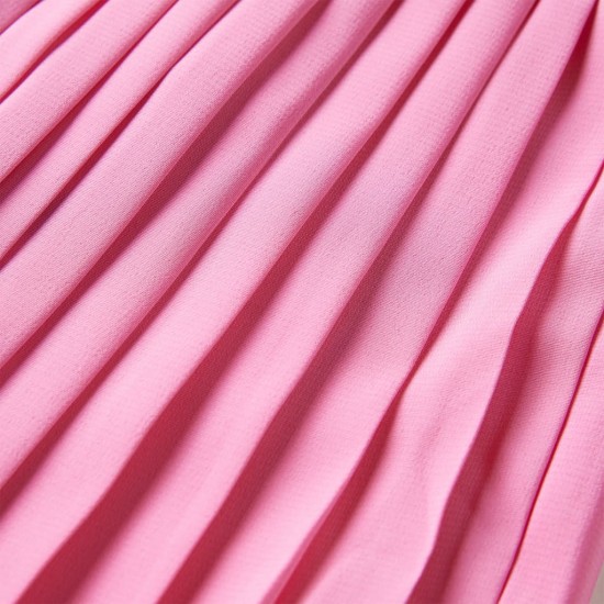 Vaikiškas klostuotas sijonas, rožinės spalvos, 128 dydžio