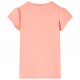 Vaikiški marškinėliai, neoninės koralinės spalvos, 104 dydžio