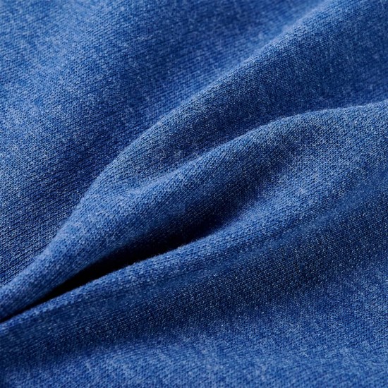 Vaikiškas sportinis megztinis su gobtuvu ir užtrauktuku, mėlynas