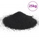 Akvariumo smėlis, juodos spalvos, 25kg, 0,2–2mm