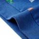 Vaikiškas sportinis megztinis, mėlynos spalvos mišinys, 116 dydžio