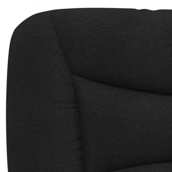 Galvūgalio pagalvėlė, juodos spalvos, 100 cm, audinys