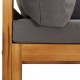 Modulinės kampinės sofos dalys su pagalvėlėmis, 2vnt., akacija