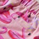 Vaikiški šortai su sutraukiama juostele, šviesiai rožiniai, 140 dydžio