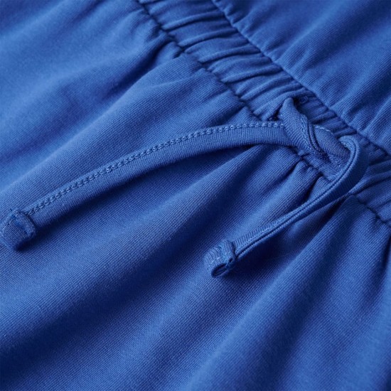 Vaikiška suknelė su sutraukiama juostele, kobalto mėlyna, 140 dydžio