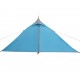 Vienvietė stovyklavimo palapinė, mėlyna, 255x153x130cm