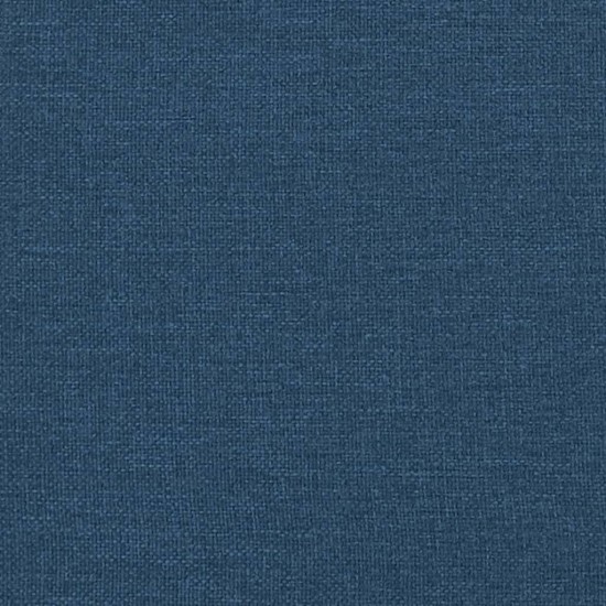 Lovos rėmas su galvūgaliu, mėlynos spalvos, 160x200 cm, audinys