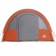 Keturvietė stovyklavimo palapinė, pilka/oranžinė, 483x340x193cm