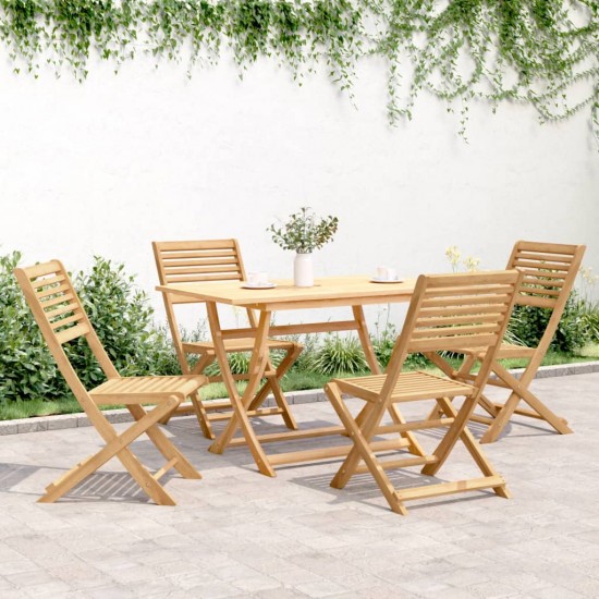 Sulankstomos sodo kėdės, 4vnt., 48,5x61,5x87cm, akacija
