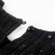 Vaikiška suknelė ilgomis rankovėmis, juodos spalvos, 140 dydžio