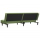 Dvivietė sofa-lova, šviesiai žalios spalvos, aksomas