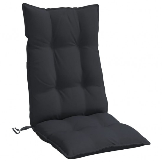 Kėdės pagalvėlės, 2vnt., juodos spalvos, oksfordo audinys