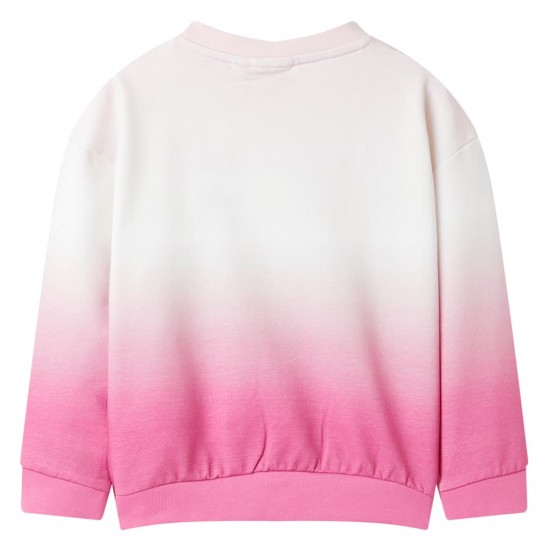 Vaikiškas sportinis megztinis, šviesiai rožinės spalvos, 128 dydžio