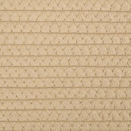 Skalbinių krepšys, smėlio ir baltos spalvos, 55x36cm, medvilnė
