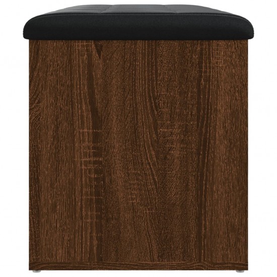 Suoliukas-daiktadėžė, rudas, 82x42x45cm, apdirbta mediena