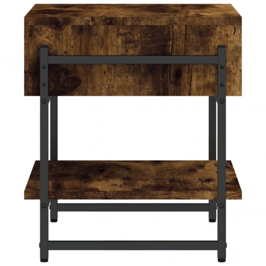 Kavos staliukas, dūminio ąžuolo, 40x40x45cm, apdirbta mediena