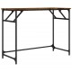 Rašomasis stalas, dūminio ąžuolo, 100x45x76cm, mediena/plienas
