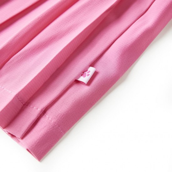 Vaikiškas klostuotas sijonas, rožinės spalvos, 104 dydžio