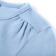 Vaikiški marškinėliai ilgomis rankovėmis, šviesiai mėlyni, 128 dydžio