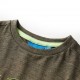 Vaikiški marškinėliai ilgomis rankovėmis, tamsiai chaki, 116 dydžio