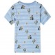 Vaikiški marškinėliai, mėlynos spalvos mišinys, 128 dydžio