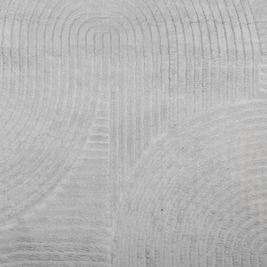 Kilimas IZA, pilkas, 240x340cm, trumpi šereliai