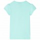 Vaikiški marškinėliai, šviesiai mėtinės spalvos, 92 dydžio
