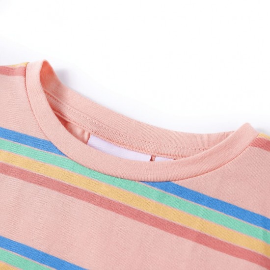 Vaikiški marškinėliai, persikinės spalvos, 104 dydžio