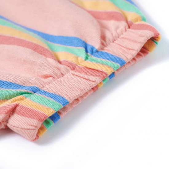 Vaikiški marškinėliai, persikinės spalvos, 128 dydžio