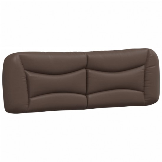 Galvūgalio pagalvėlė, rudos spalvos, 160cm, dirbtinė oda