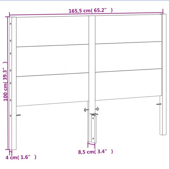 Galvūgalis, vaško rudos spalvos, 160cm, pušies medienos masyvas