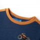 Vaikiškas sportinis megztinis, mėlynos indigo spalvos, 92 dydžio