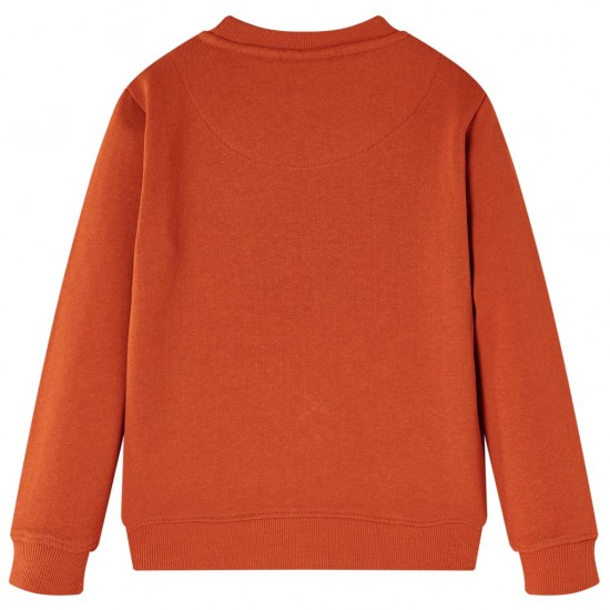 Vaikiškas sportinis megztinis, šviesios rūdžių spalvos, 104 dydžio